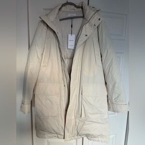 Reiss Off-White Puffer Jacket